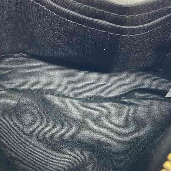 NWT Coach Corner Zip Wristlet In Signature Leather Gold/Black F67555 - Picture 4 of 5